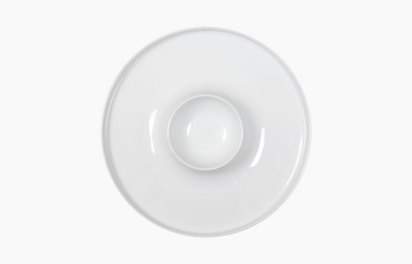 PRATO DEGUSTAÇAO 24CM UNIVERSAL BRANCO